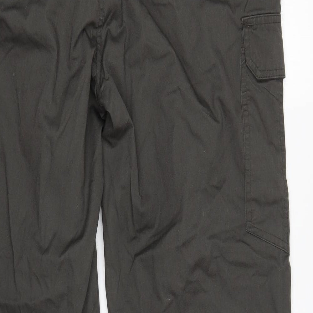 Karrimor Mens Grey  Cotton Cargo Trousers Size M L30 in Regular