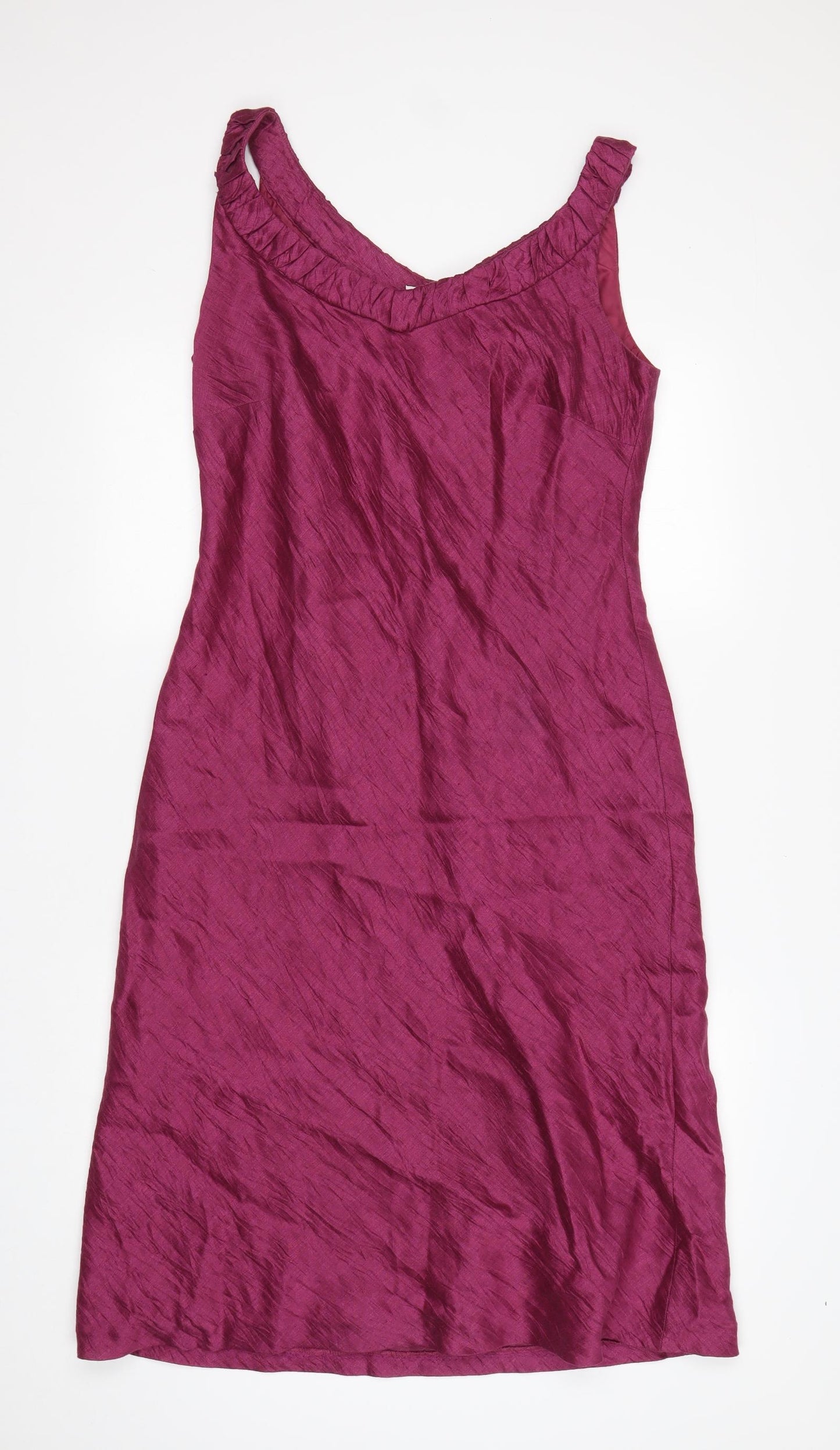 Precis  Womens Purple  Polyamide A-Line  Size 14  V-Neck