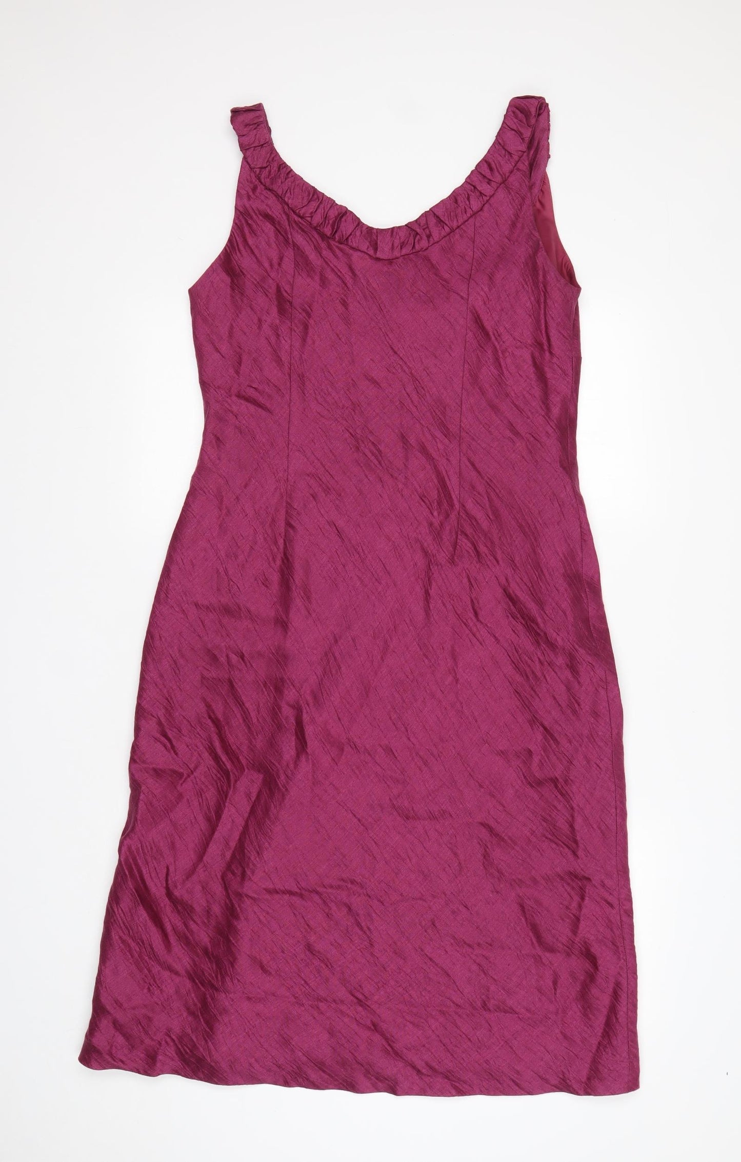 Precis  Womens Purple  Polyamide A-Line  Size 14  V-Neck