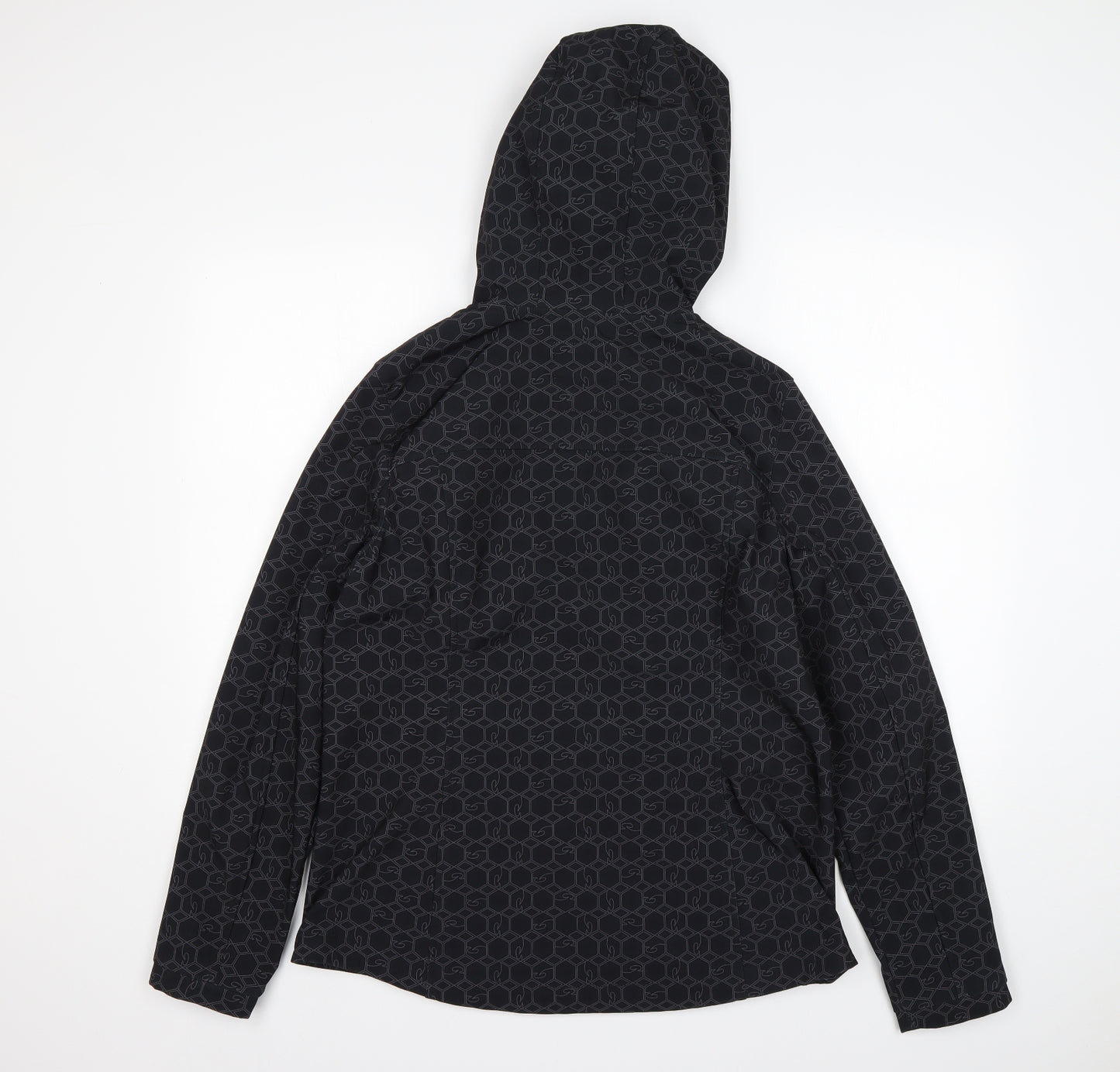 Ocean  Womens Multicoloured Geometric  Windbreaker Jacket Size 16