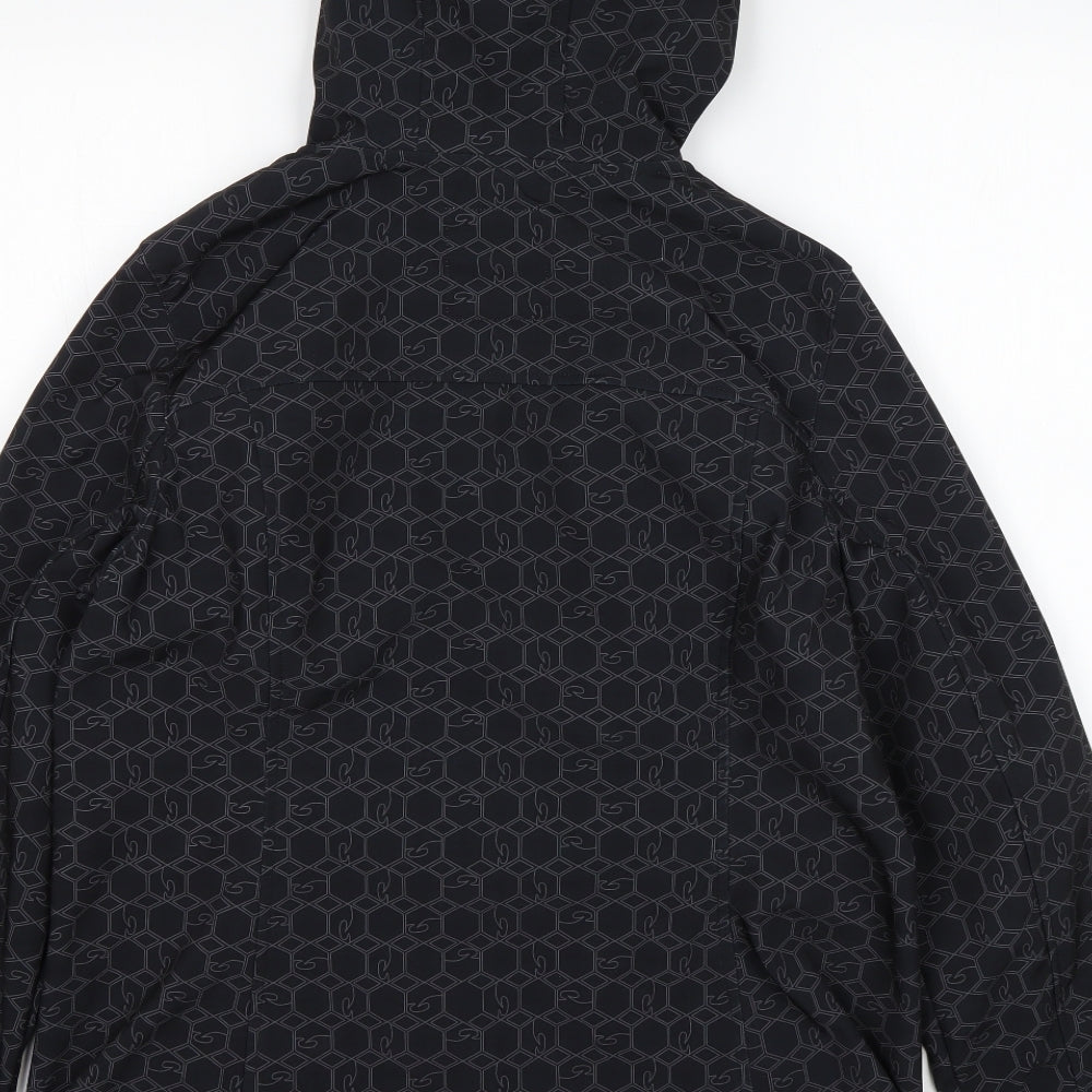 Ocean  Womens Multicoloured Geometric  Windbreaker Jacket Size 16