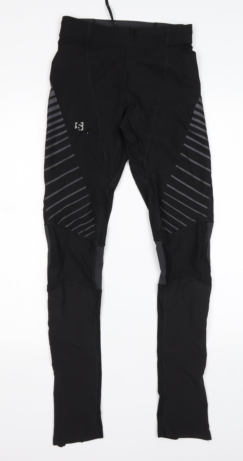 Saloman Mens Black  Nylon Compression Leggings Size M L30 in Regular