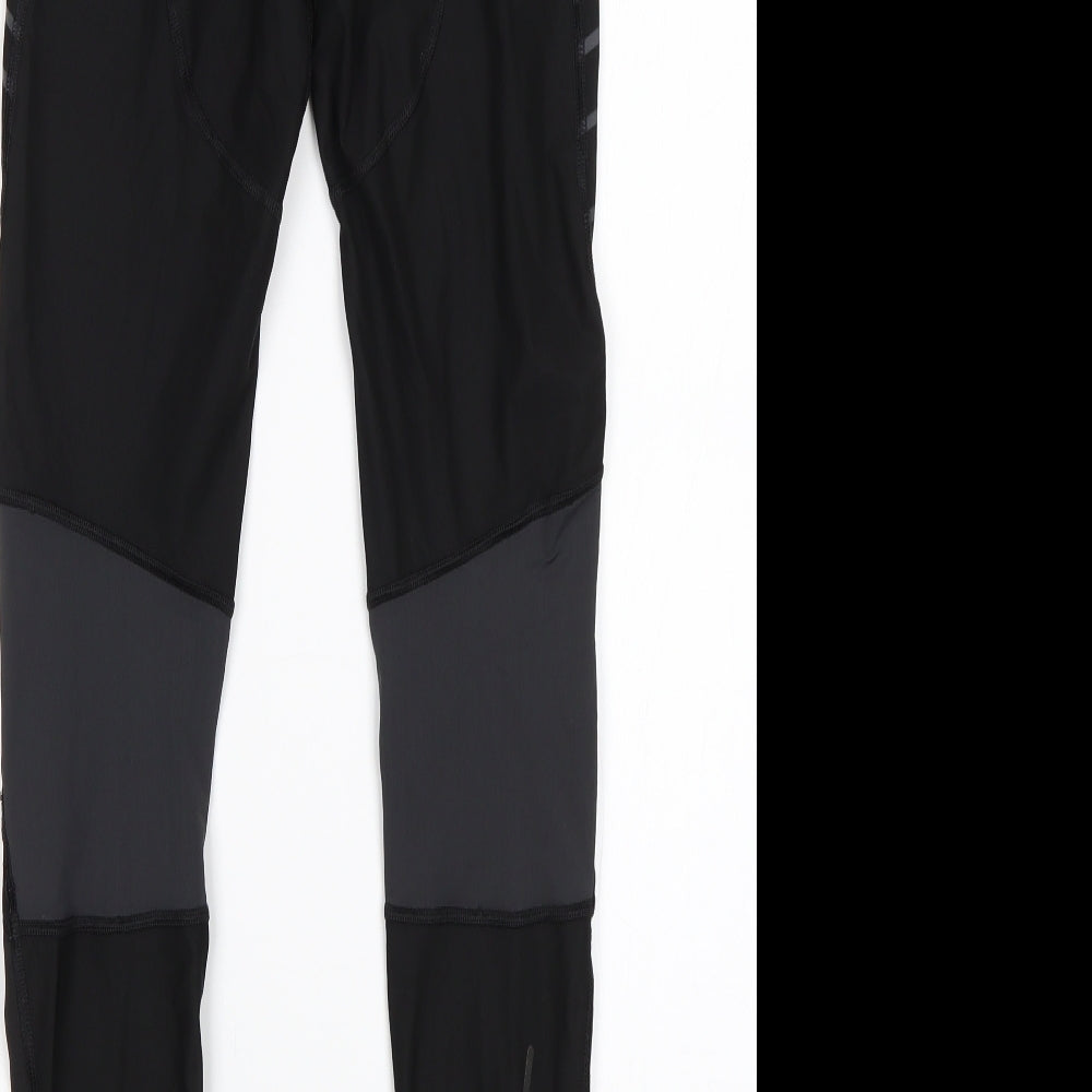 Saloman Mens Black  Nylon Compression Leggings Size M L30 in Regular
