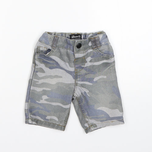 DENIM CO Boys Multicoloured Camouflage Cotton  Jeans Size 12-18 Months