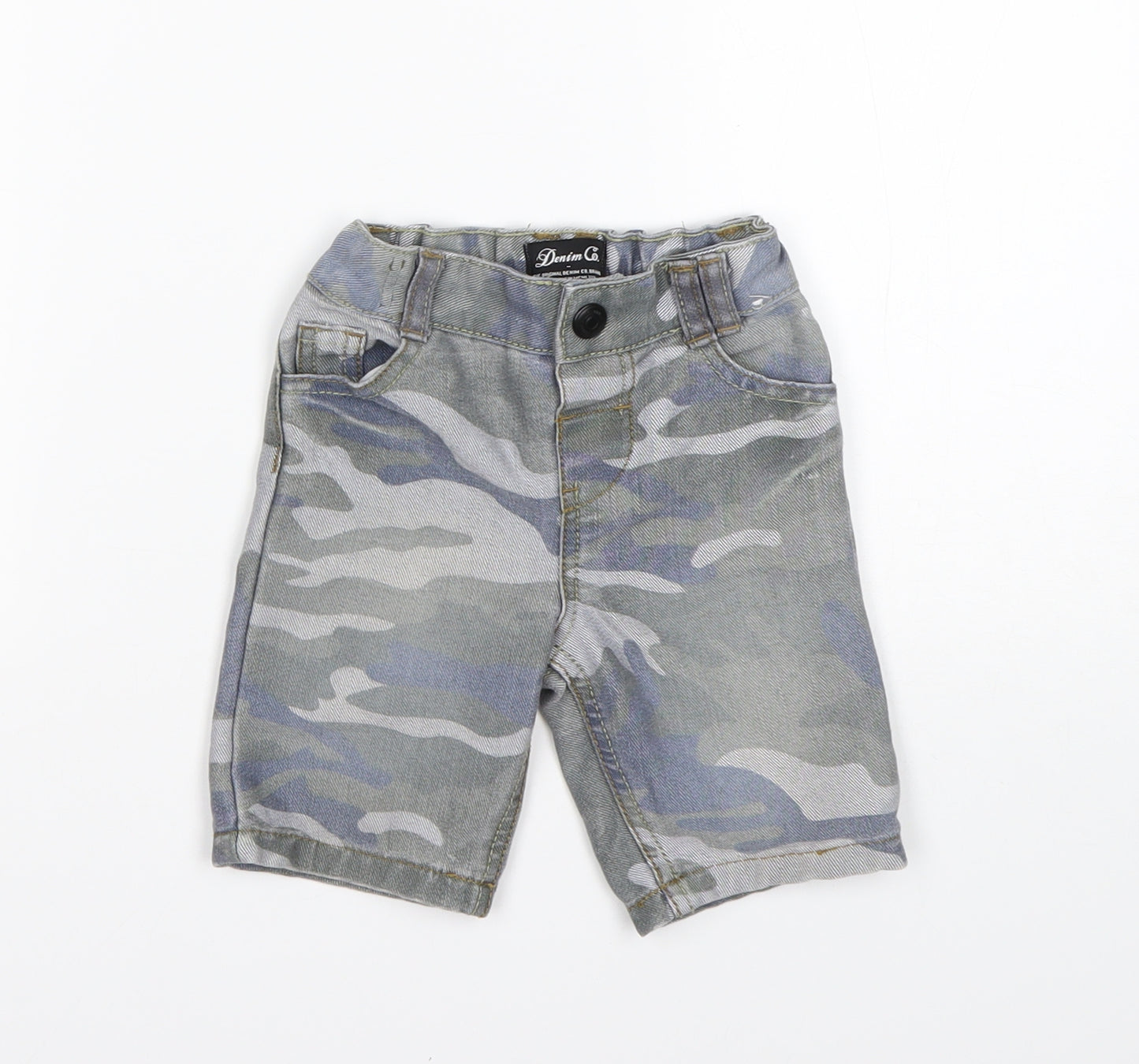 DENIM CO Boys Multicoloured Camouflage Cotton  Jeans Size 12-18 Months