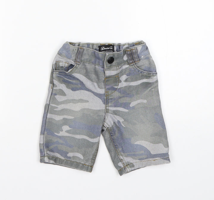 DENIM CO Boys Multicoloured Camouflage Cotton Jeans Size 12-18 Months