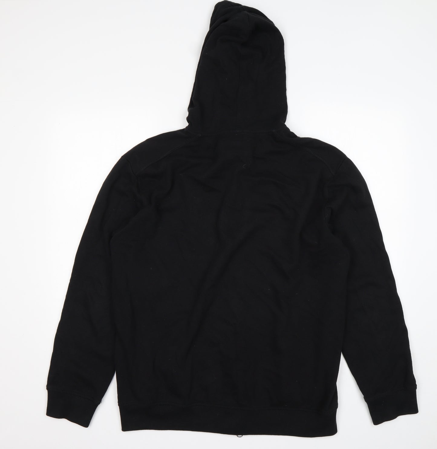 Armani Jeans  Mens Black  Cotton Full Zip Hoodie Size XL
