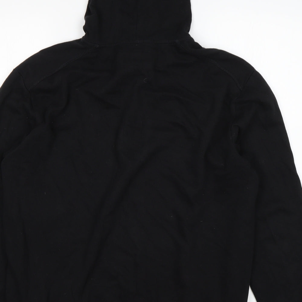 Armani Jeans  Mens Black  Cotton Full Zip Hoodie Size XL