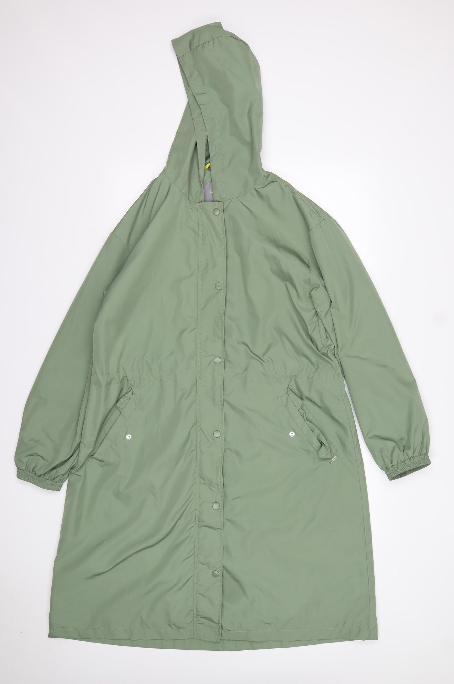 b.young Womens Green   Rain Coat Coat Size 10