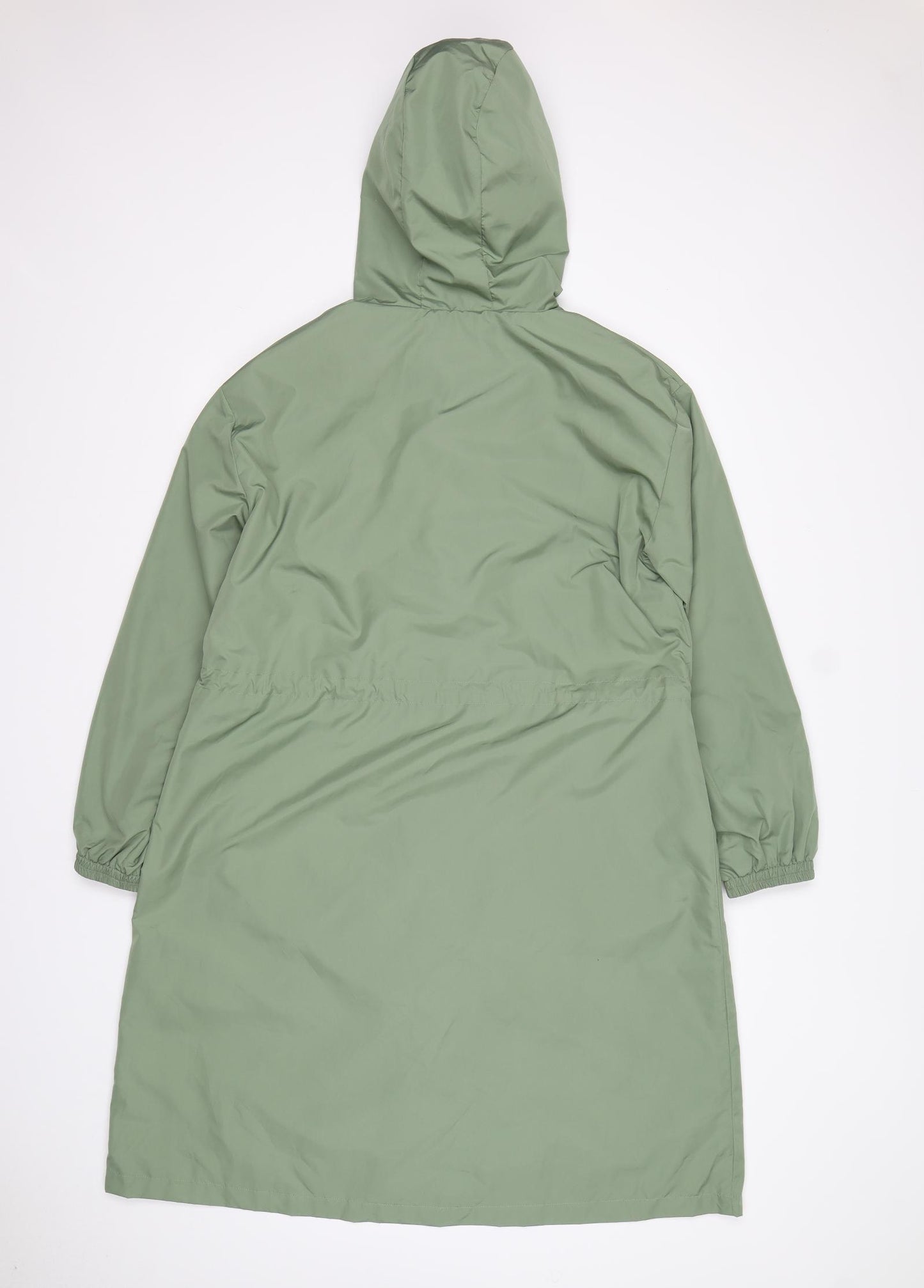 b.young Womens Green   Rain Coat Coat Size 10