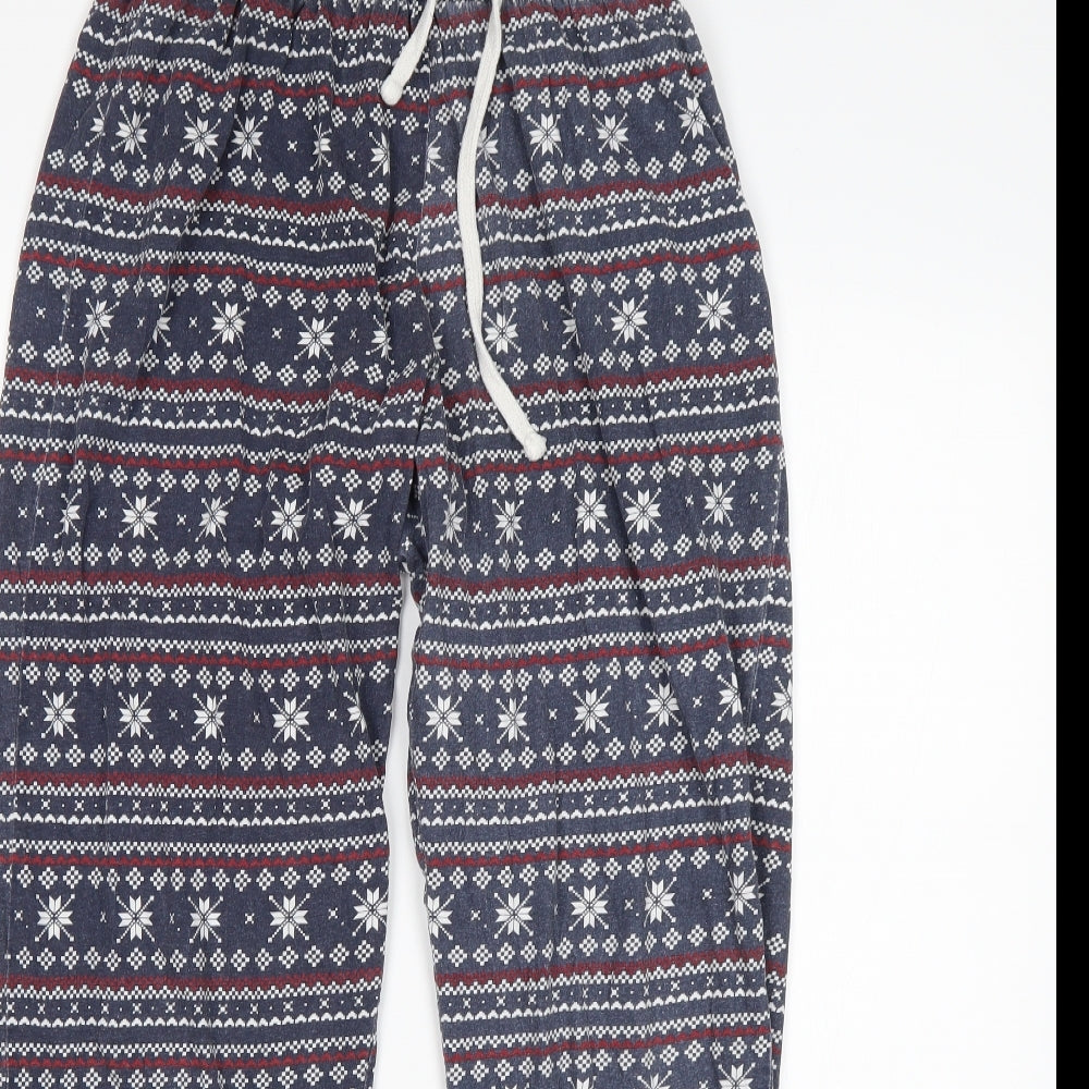 Matalan Womens Multicoloured Fair Isle Cotton  Pyjama Pants Size M