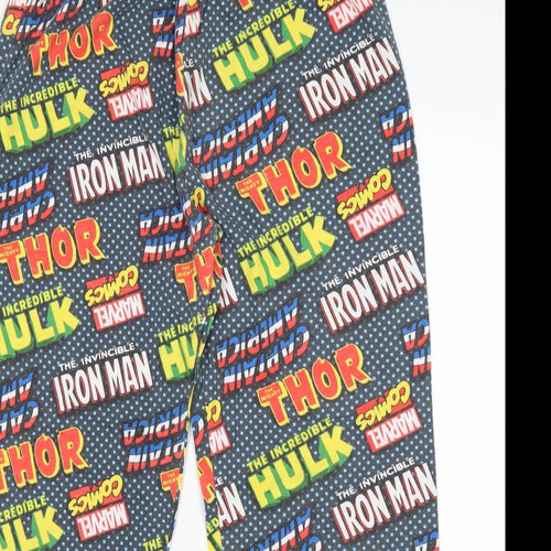 Marvel Mens Multicoloured Polka Dot   Pyjama Pants Size L   - Marvel