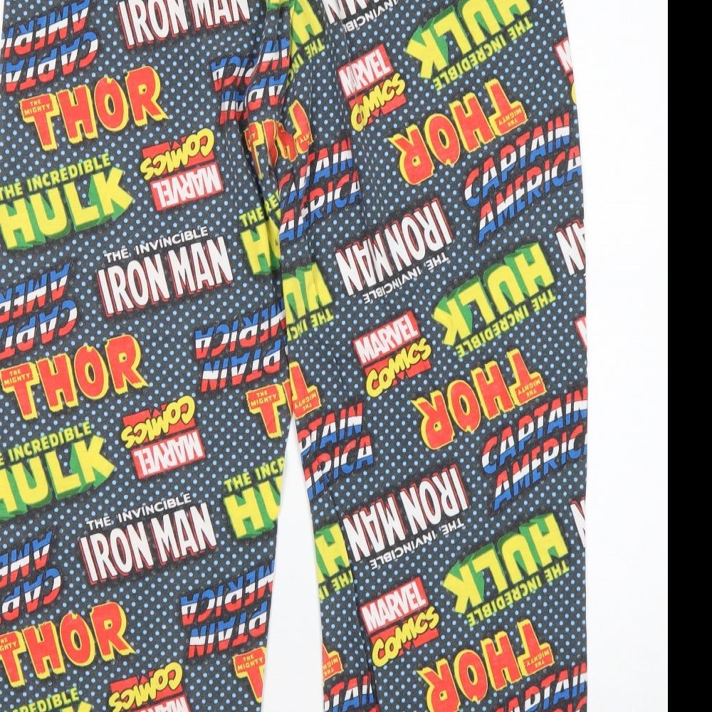 Marvel Mens Multicoloured Polka Dot   Pyjama Pants Size L   - Marvel