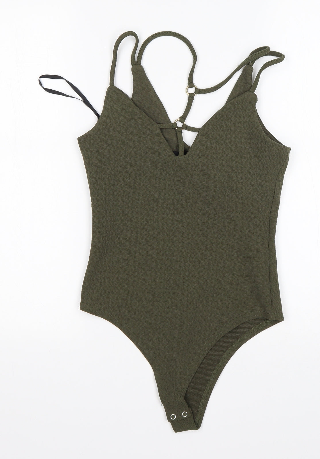 Primark Womens Green  Polyester Bodysuit One-Piece Size 10