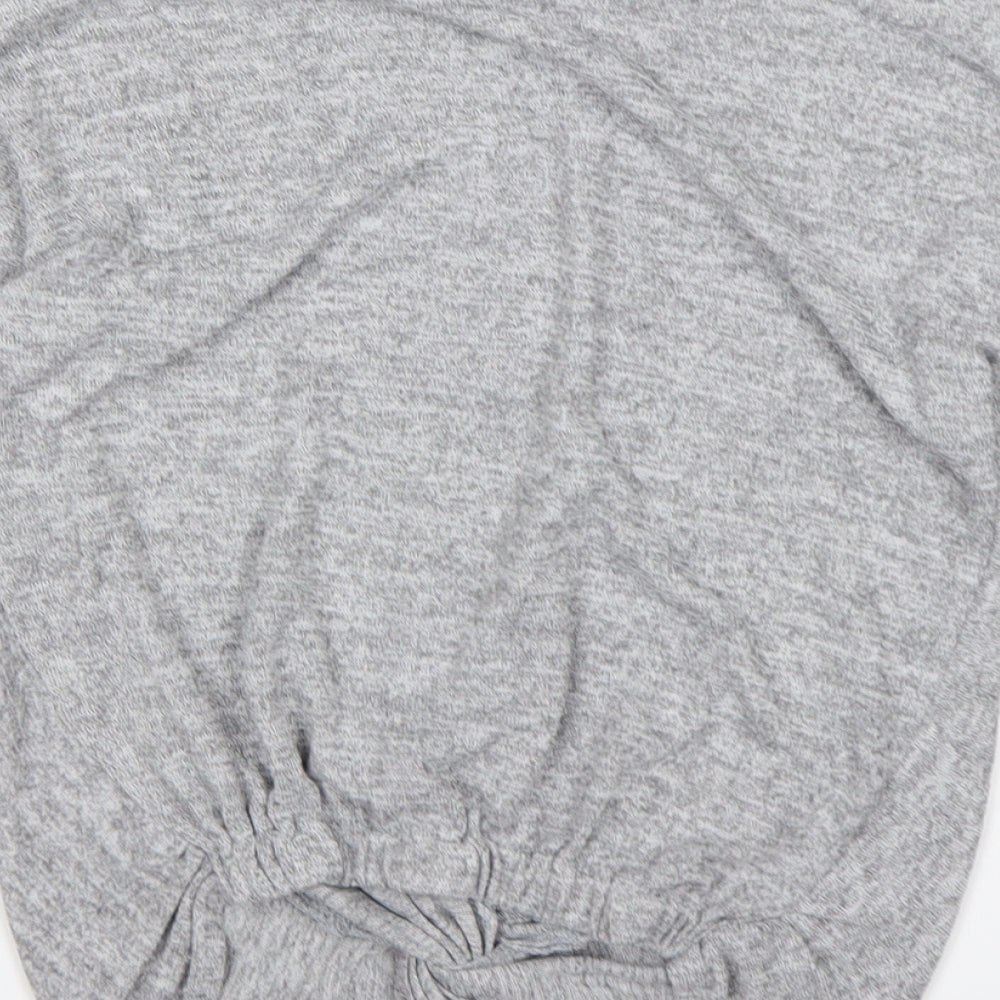 Primark Girls Grey Round Neck  Polyester Pullover Jumper Size 11-12 Years