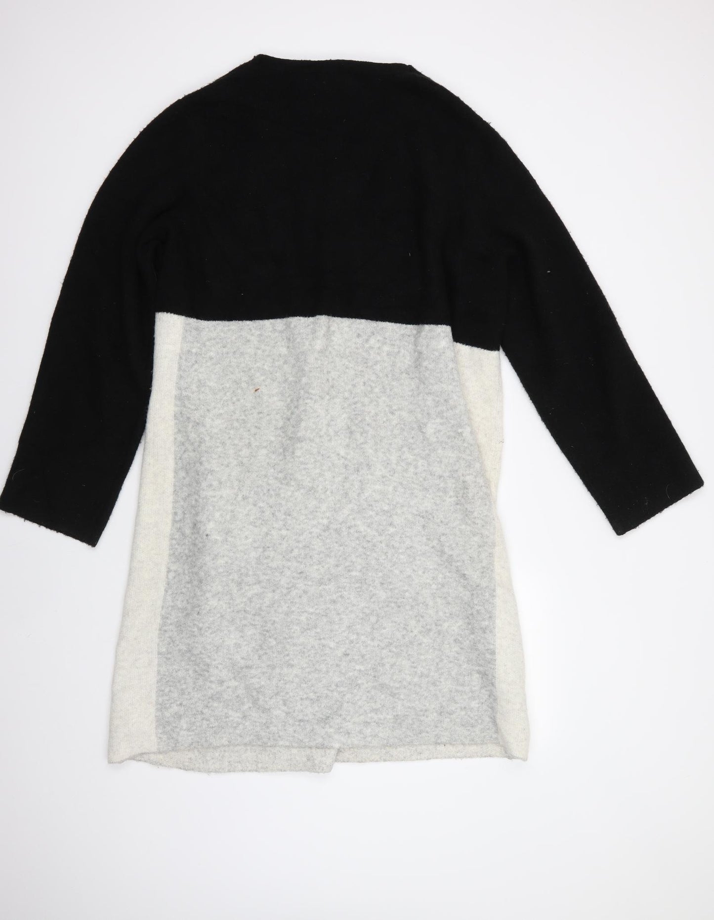 F&F Womens Grey V-Neck  Acrylic Cardigan Jumper Size 20