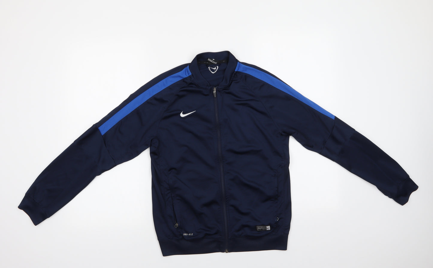 Nike Boys Blue  Polyester Full Zip Sweatshirt Size 12-13 Years  Zip