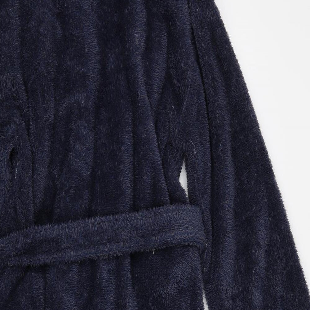 Primark Mens Blue  Polyester  Robe Size S