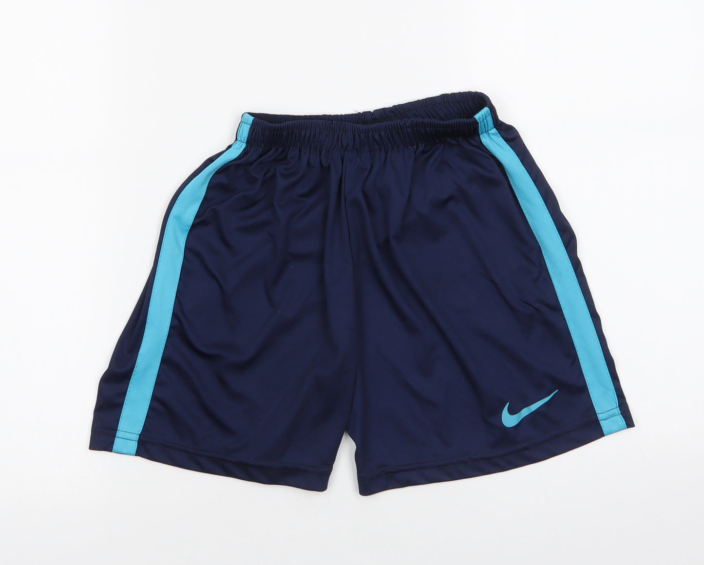 Nike  Boys Blue  Polyester Sweat Shorts Size 11-12 Years  Regular  - Manchester City