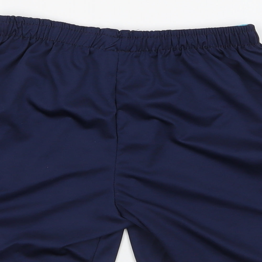 Nike  Boys Blue  Polyester Sweat Shorts Size 11-12 Years  Regular  - Manchester City