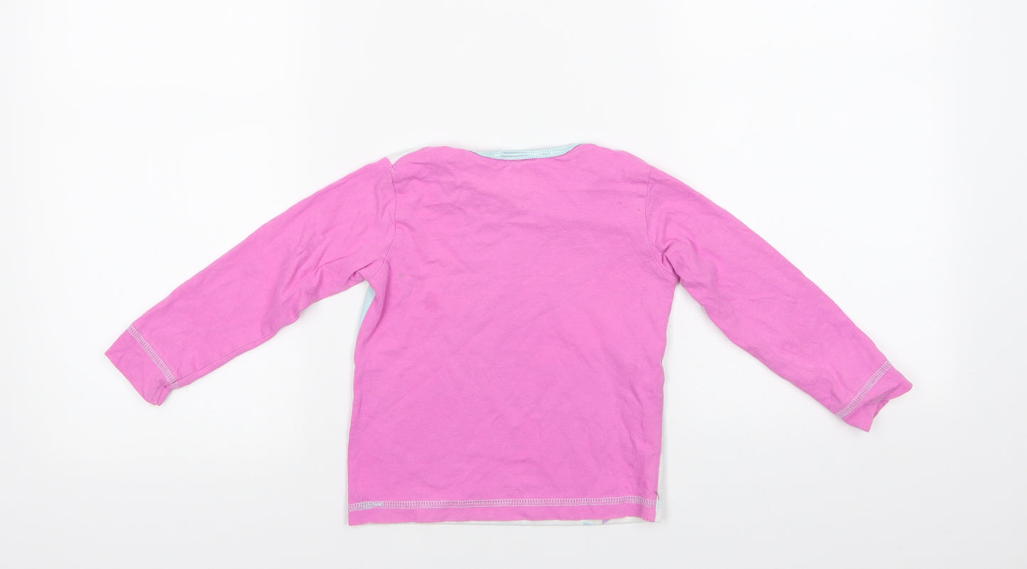 Preworn Baby Pink  Cotton Basic T-Shirt Size 18-24 Months Crew Neck  - Dumbo