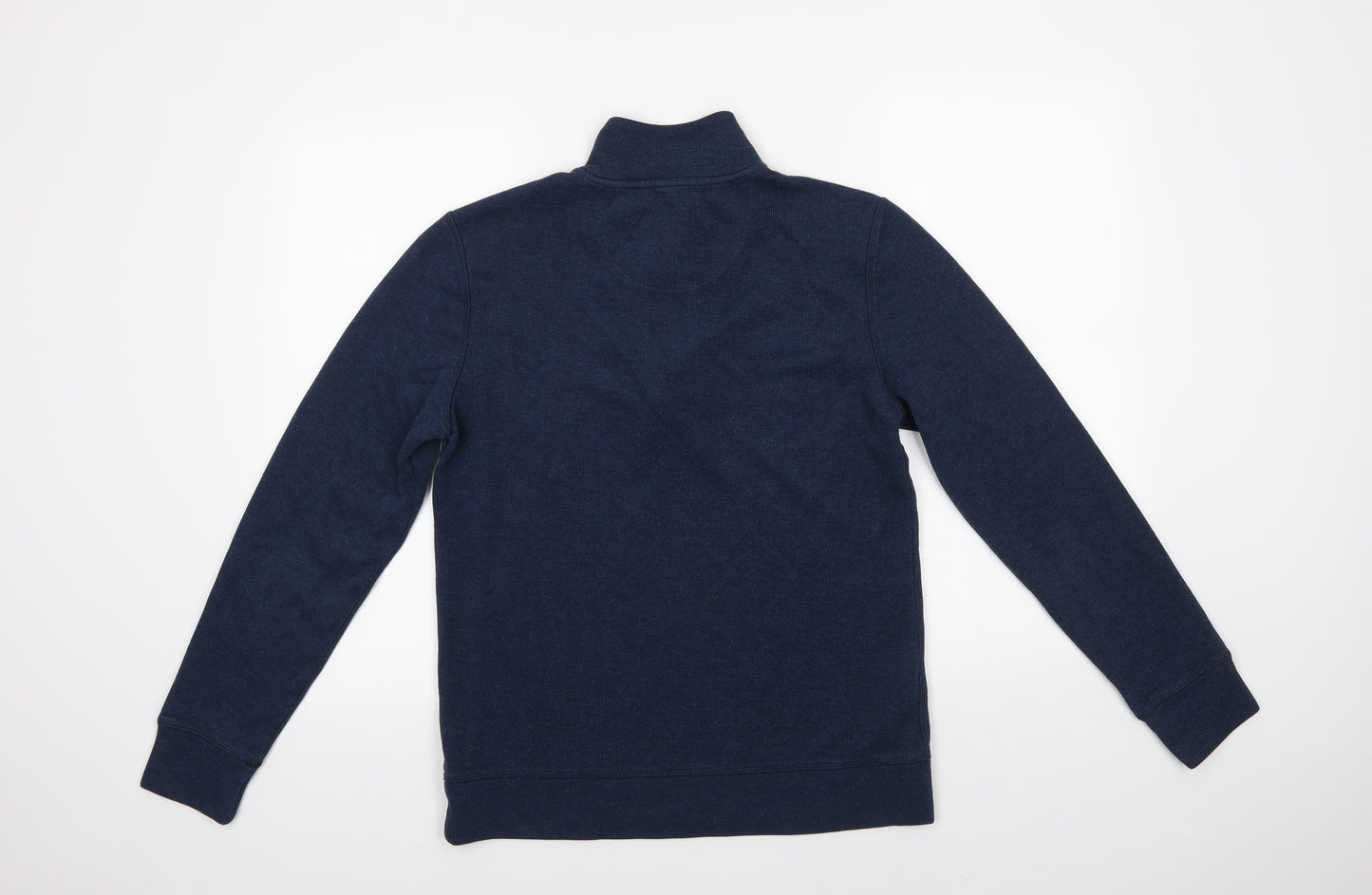 Matalan  Mens Blue  Polyester Henley Sweatshirt Size S