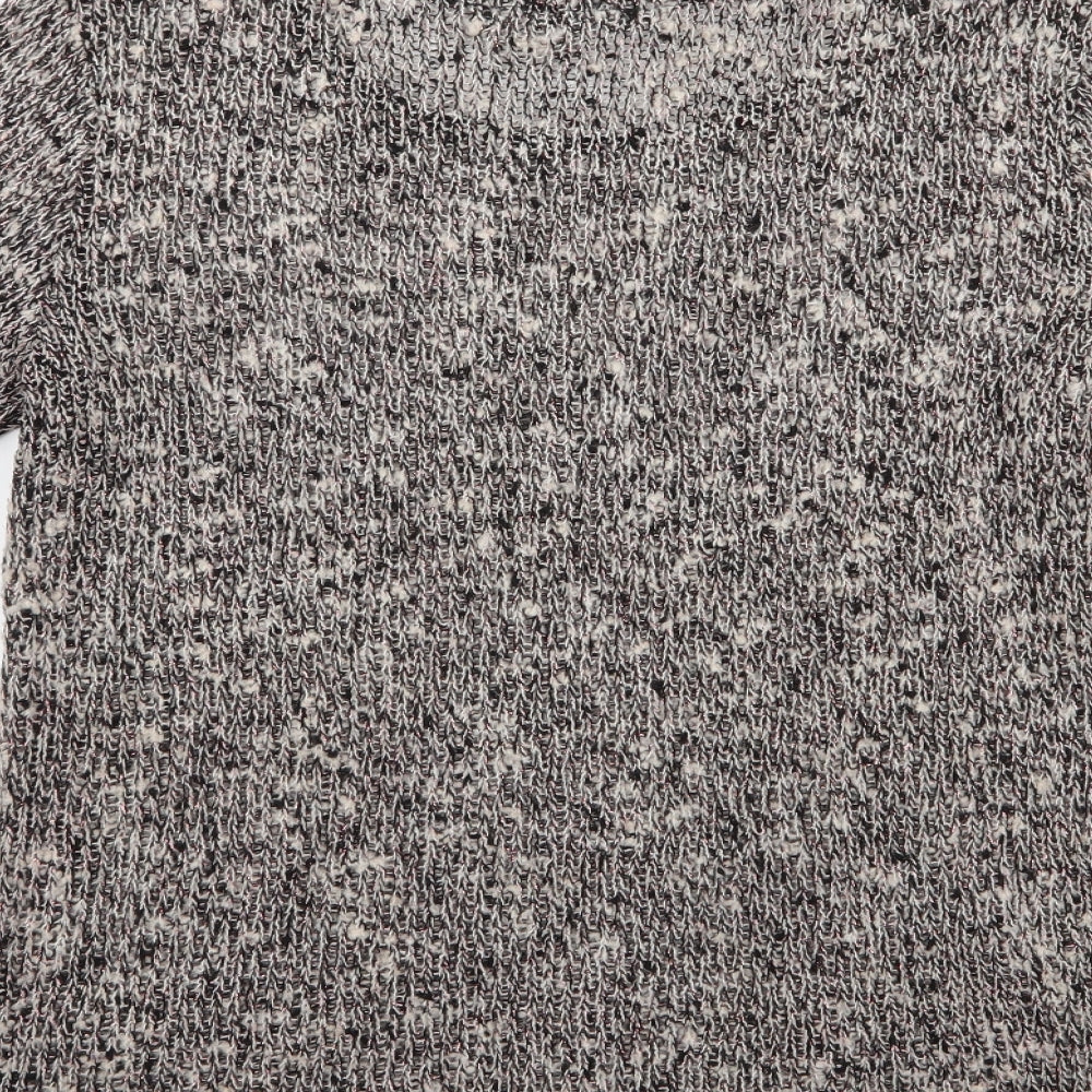 NEXT Womens Grey Round Neck  Acrylic Pullover Jumper Size 16