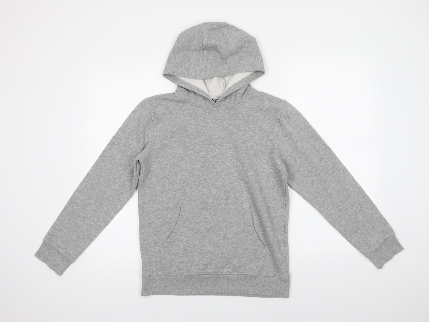 George Girls Grey  Cotton Pullover Hoodie Size 12-13 Years
