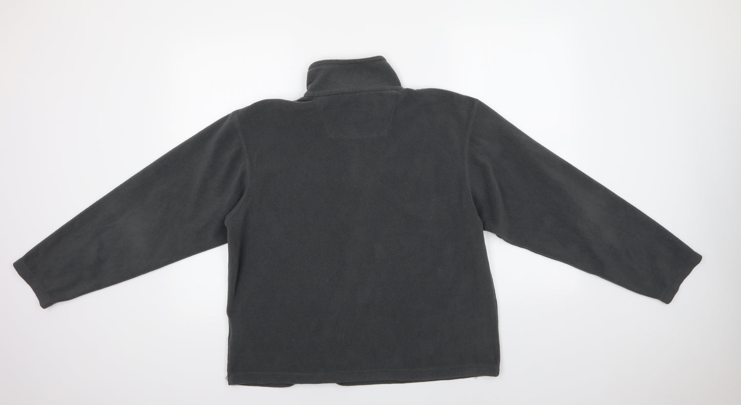 Regatta Womens Grey  Polyester Henley Sweatshirt Size M  Zip