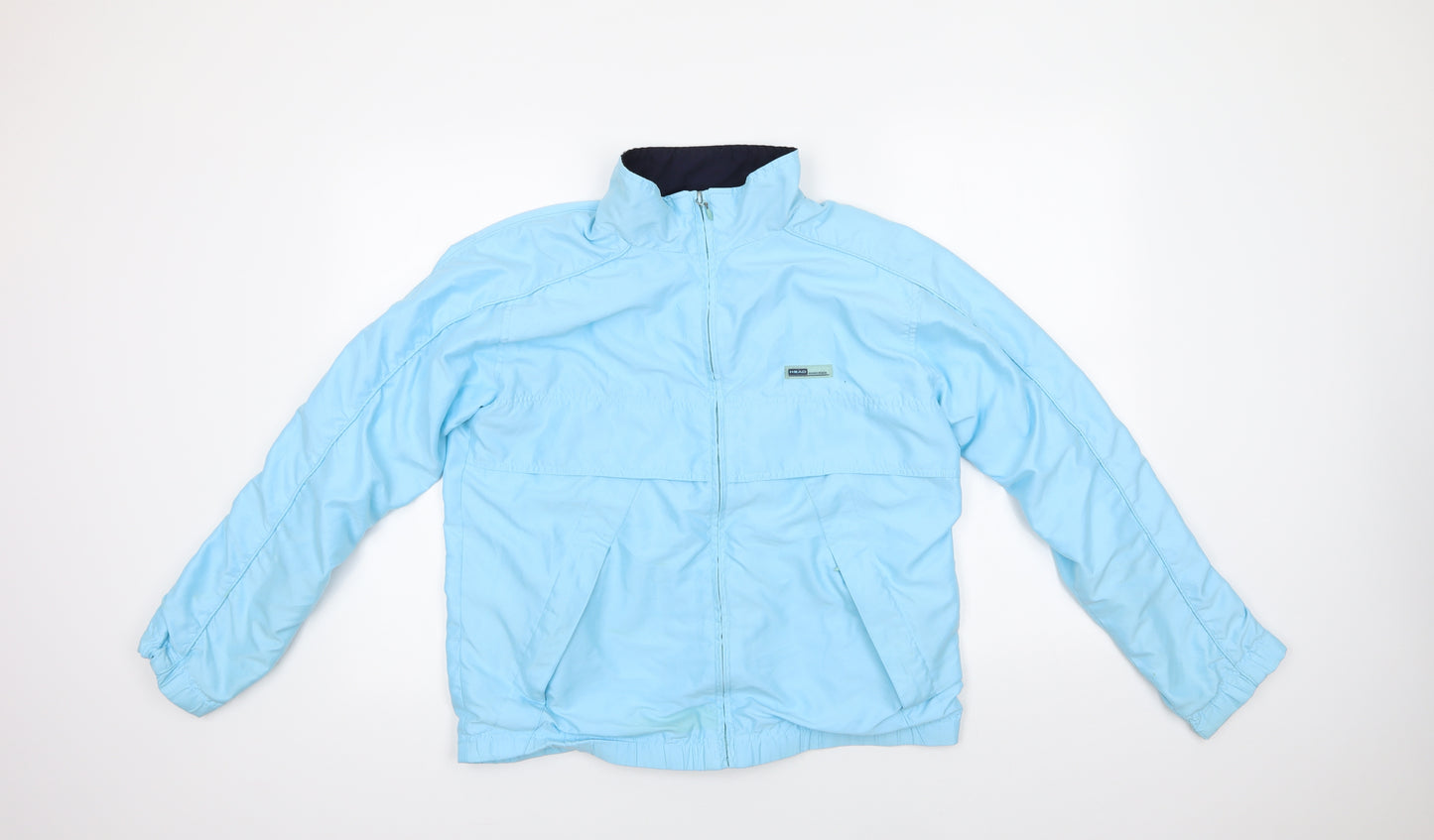 HEAD Womens Blue   Windbreaker Jacket Size 12  Zip