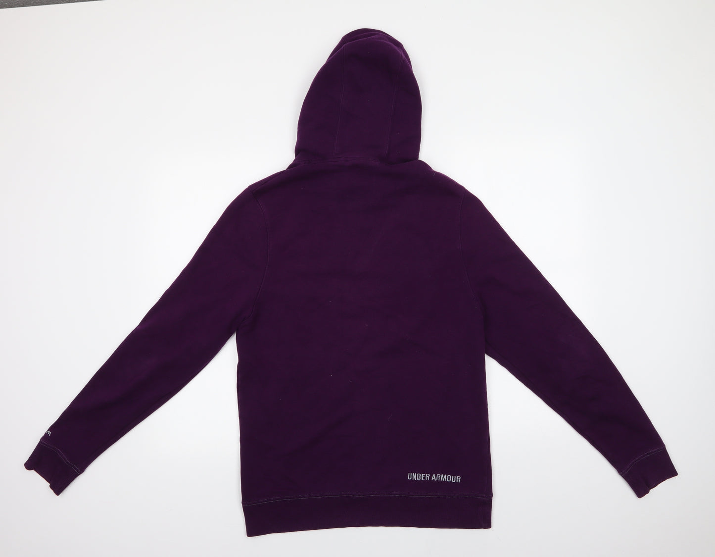 Under armour Womens Purple  Cotton Pullover Hoodie Size M