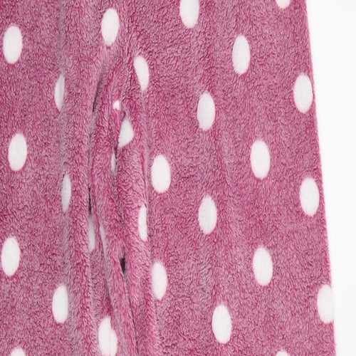 Primark Womens Pink Polka Dot Polyester  Pyjama Pants Size M