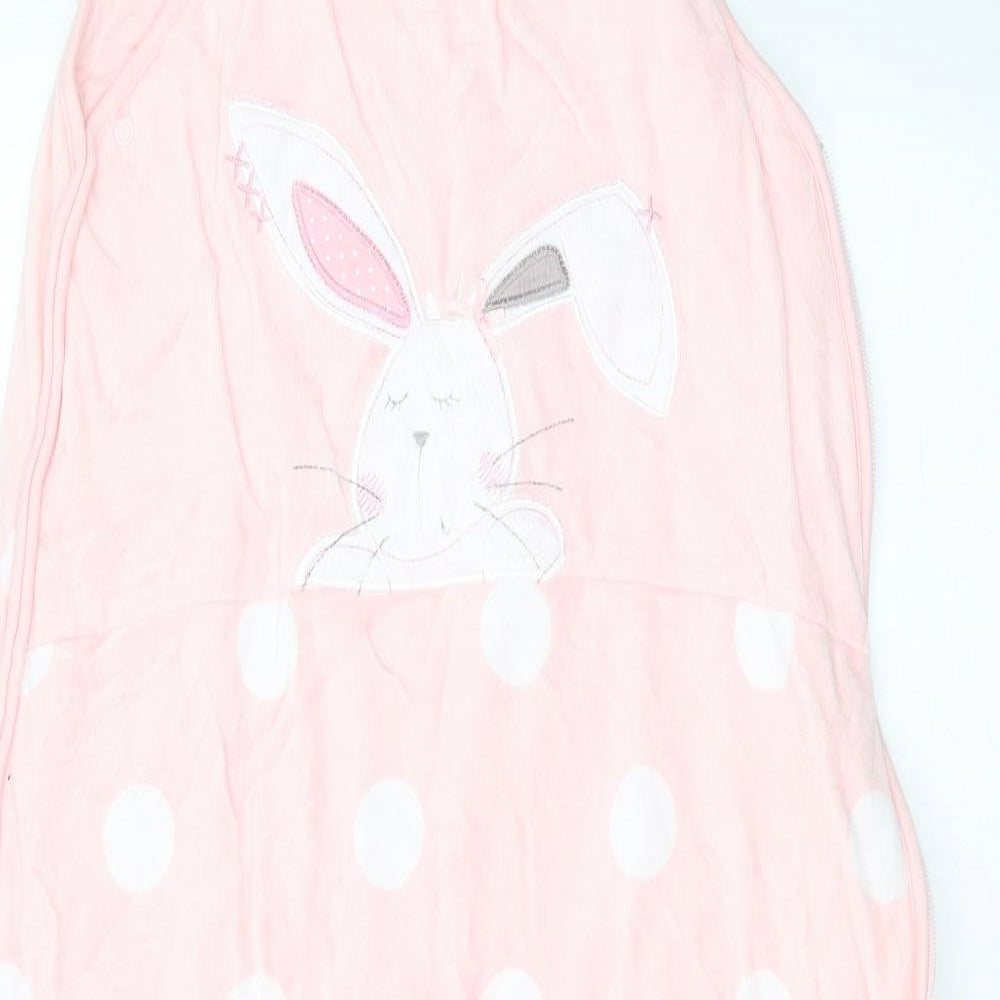 NEXT Baby Pink Polka Dot Cotton  One Piece Size 18-24 Months   - sleep bag 18-36 months