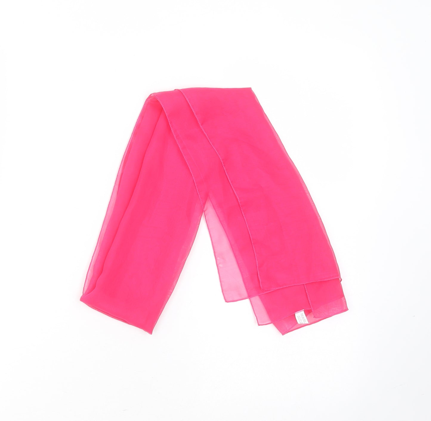 Preworn Womens Pink  Polyester  Scarf