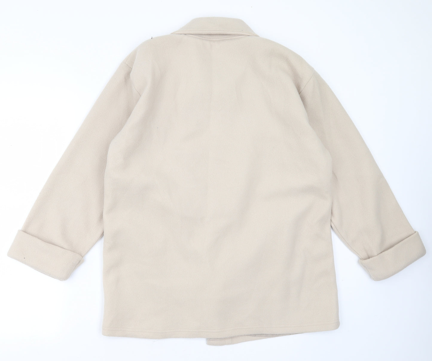 Claire Neuville Womens Beige   Jacket  Size 10  Button