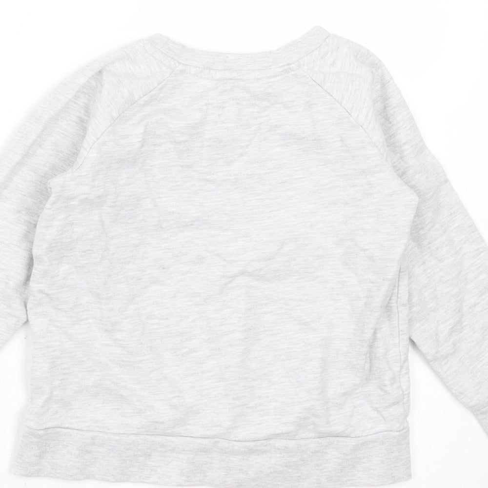 Young Dimension Girls Grey  Cotton Pullover Sweatshirt Size 2-3 Years   - minnie mouse
