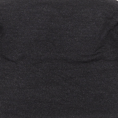 Suchita Womens Black Round Neck  Viscose Pullover Jumper Size S