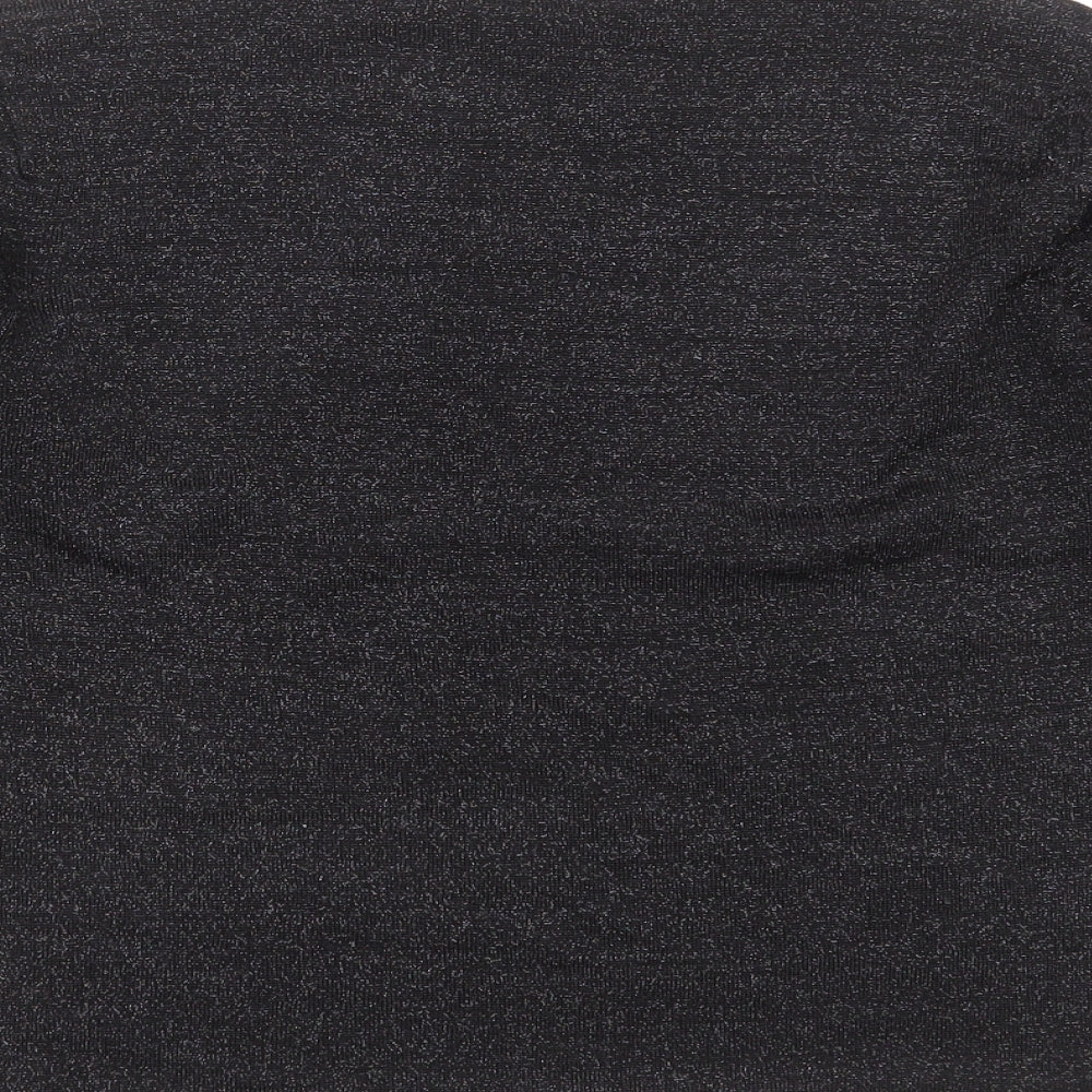 Suchita Womens Black Round Neck  Viscose Pullover Jumper Size S