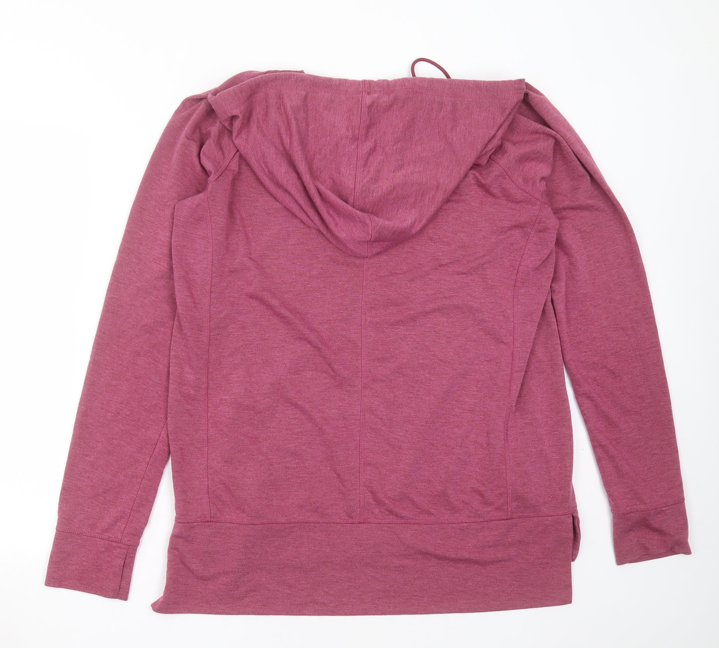 St Johns Bay Womens Purple  Polyester Pullover Hoodie Size L