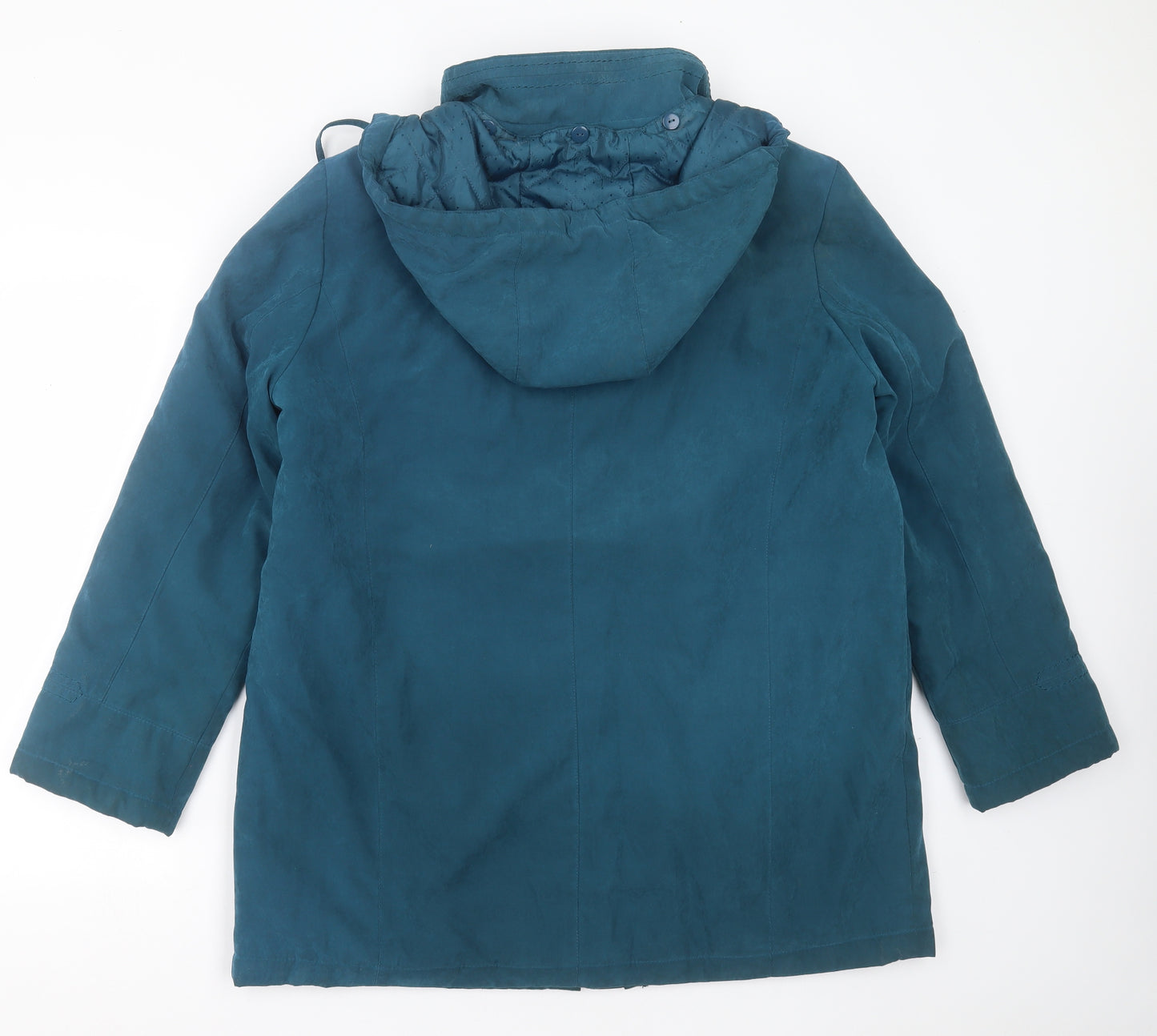 BM COLLECTION Womens Blue   Jacket Coat Size M  Zip