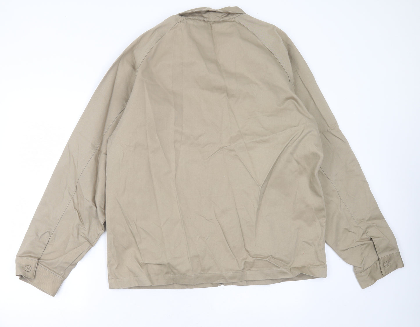 Ben Sherman Mens Beige   Jacket  Size XL  Zip