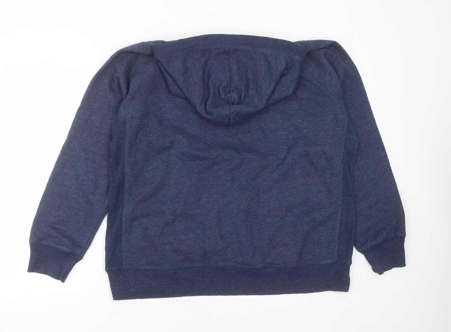New Look Womens Blue  Cotton Pullover Hoodie Size 22