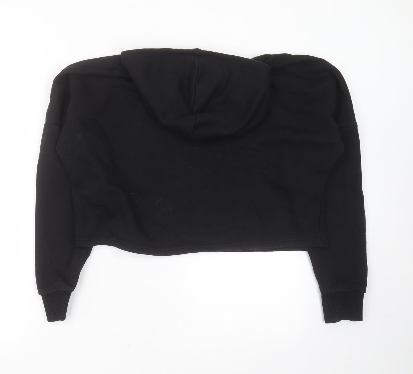 PUMA Girls Black  Polyester Pullover Hoodie Size 15-16 Years