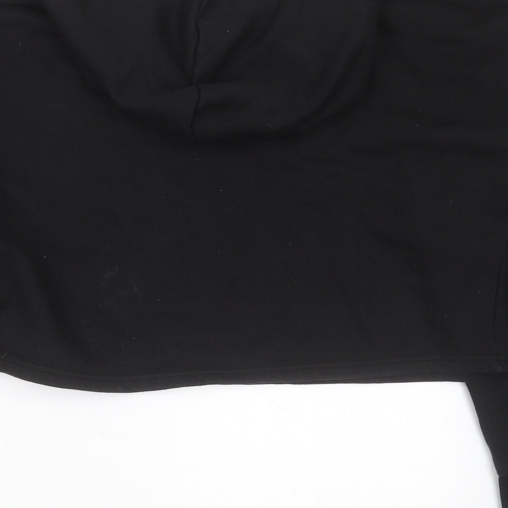 PUMA Girls Black  Polyester Pullover Hoodie Size 15-16 Years