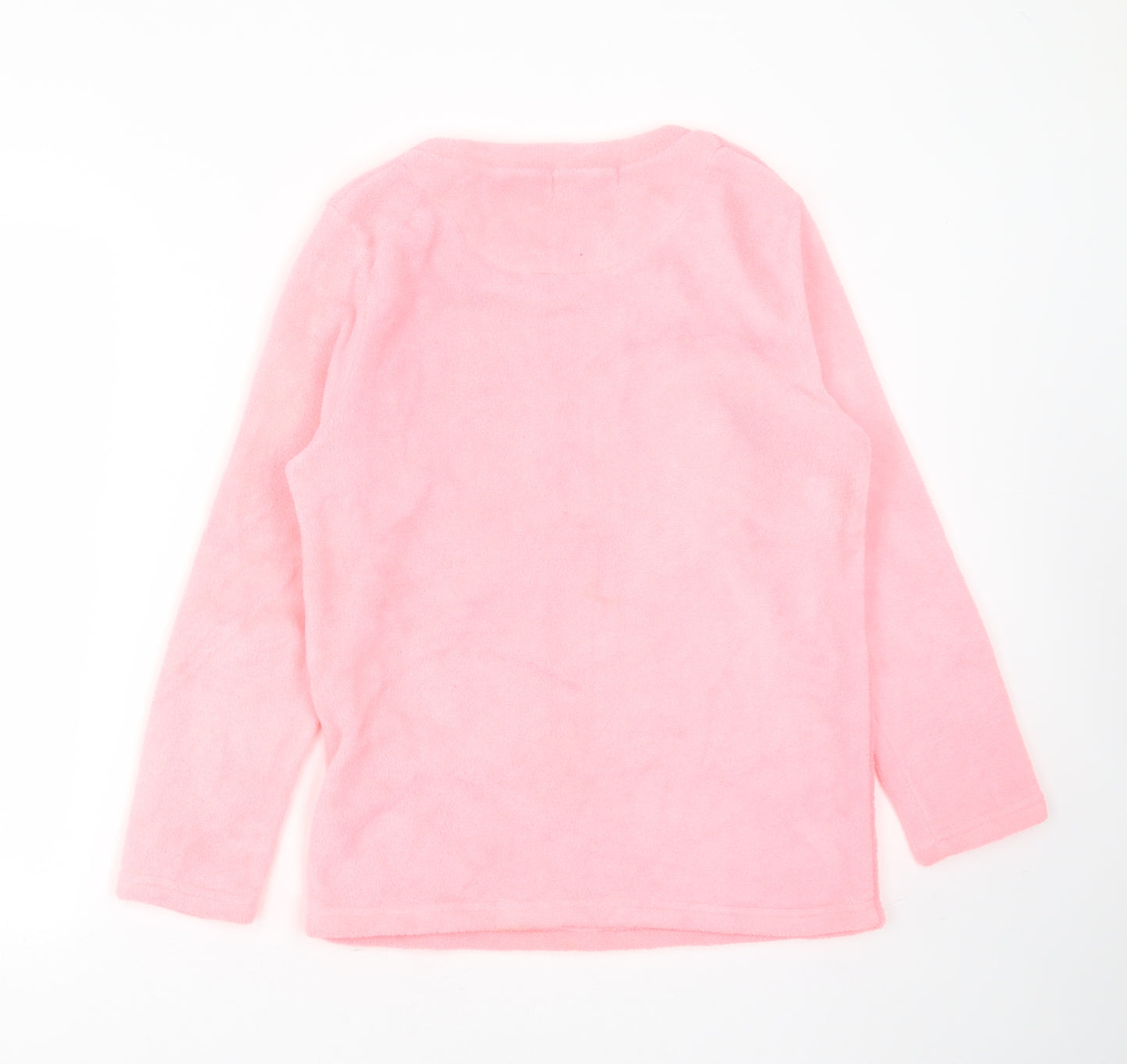 Primark Womens Pink Solid Polyester Top Pyjama Top Size M   - animal