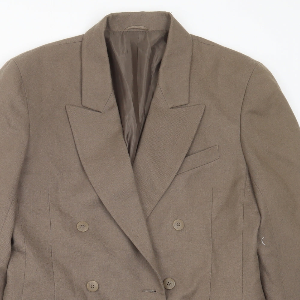 St michael  Womens Green  Wool Jacket Suit Jacket Size 12