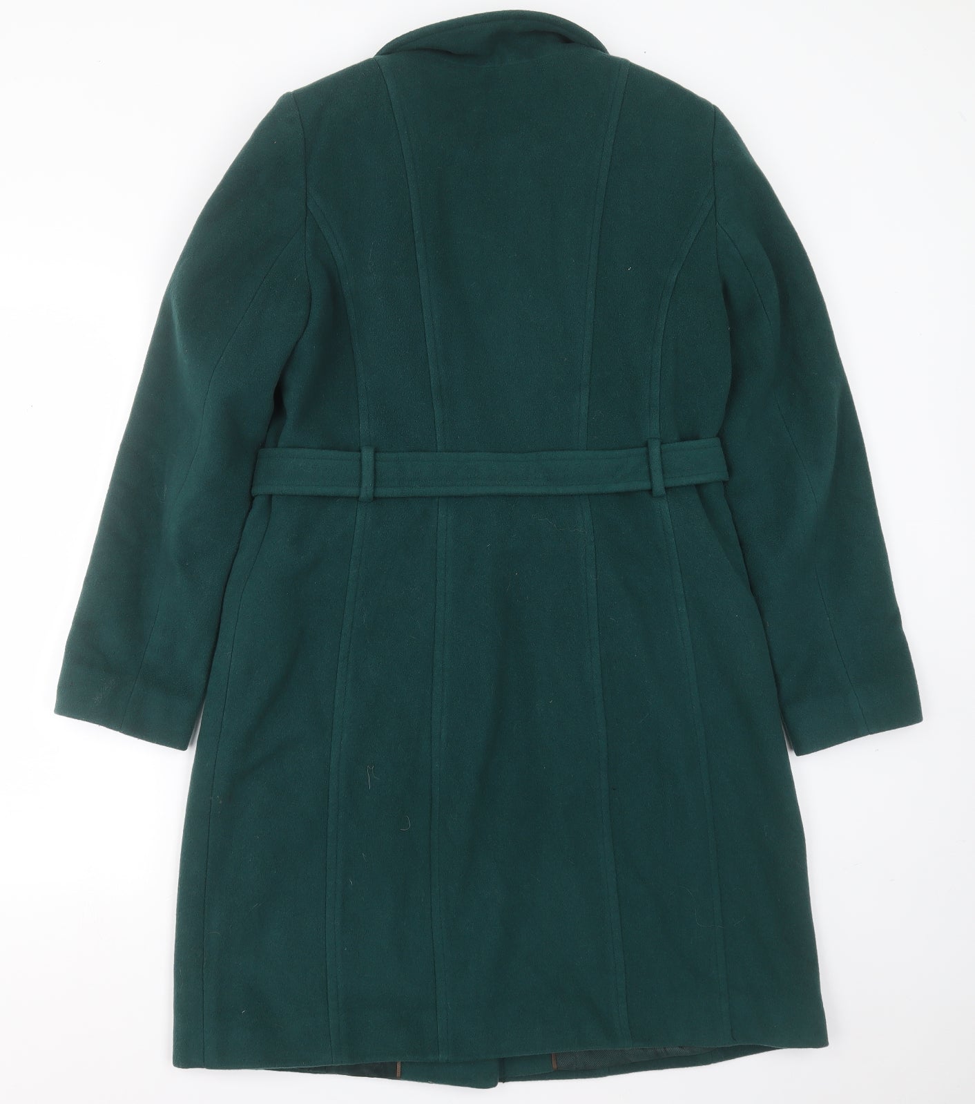 Marks and Spencer Womens Green   Jacket Coat Size 12  Button