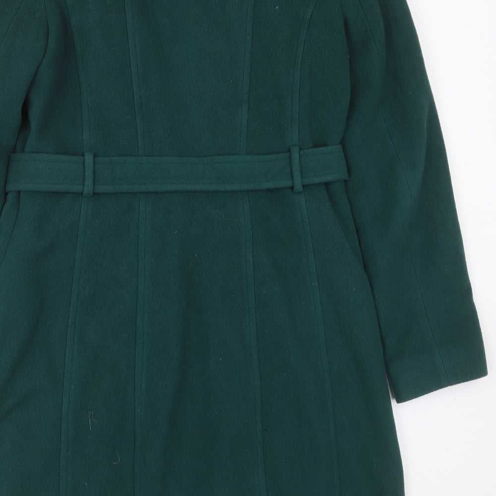 Marks and Spencer Womens Green   Jacket Coat Size 12  Button