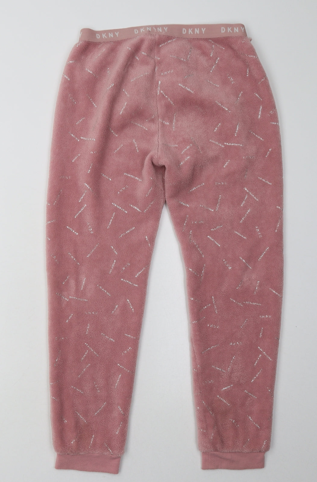 DKNY Girls Pink Geometric Polyester  Pyjama Pants Size 12 Years