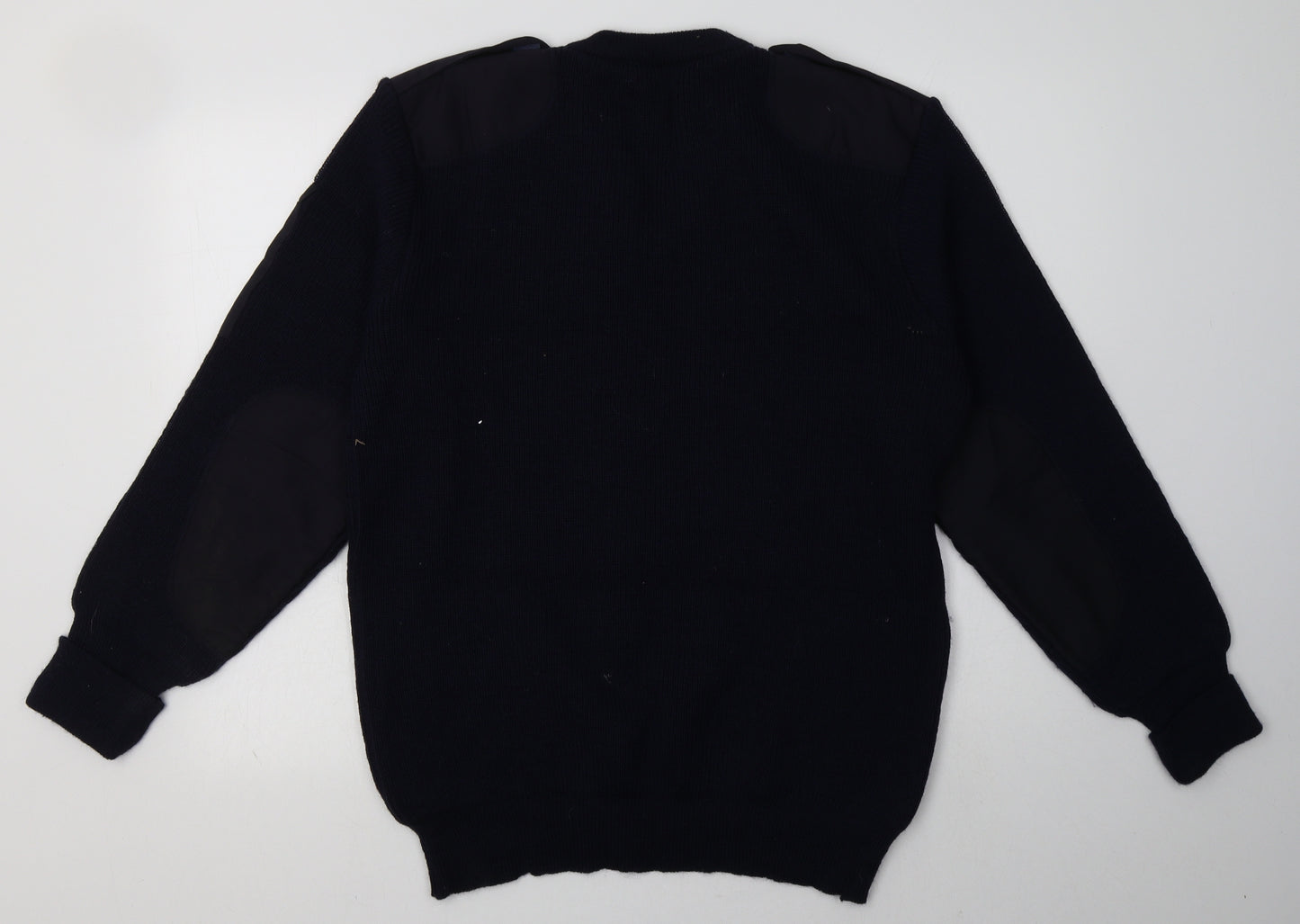 Preworn Mens Blue  Wool Pullover Sweatshirt Size M